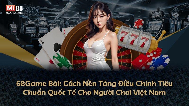 68Game Bài: Cách Nền Tảng Điều Chỉnh Tiêu Chuẩn Quốc Tế Cho Người Chơi Việt Nam