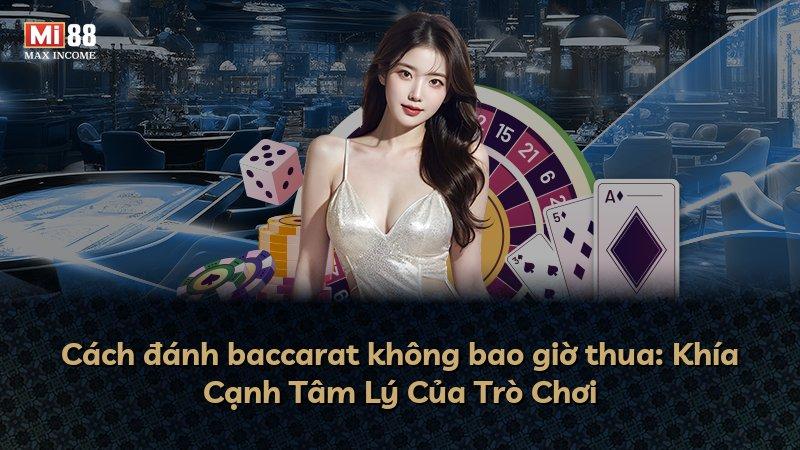 Cách đánh baccarat không bao giờ thua: Khía Cạnh Tâm Lý Của Trò Chơi