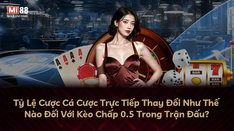 Tỷ Lệ Cược Cá Cược Trực Tiếp Thay Đổi Như Thế Nào Đối Với Kèo Chấp 0.5 Trong Trận Đấu?
